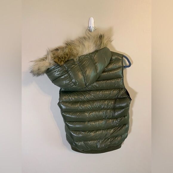 American Eagle Duck Down Blend Green Puffer Vest size L - Picture 2 of 6
